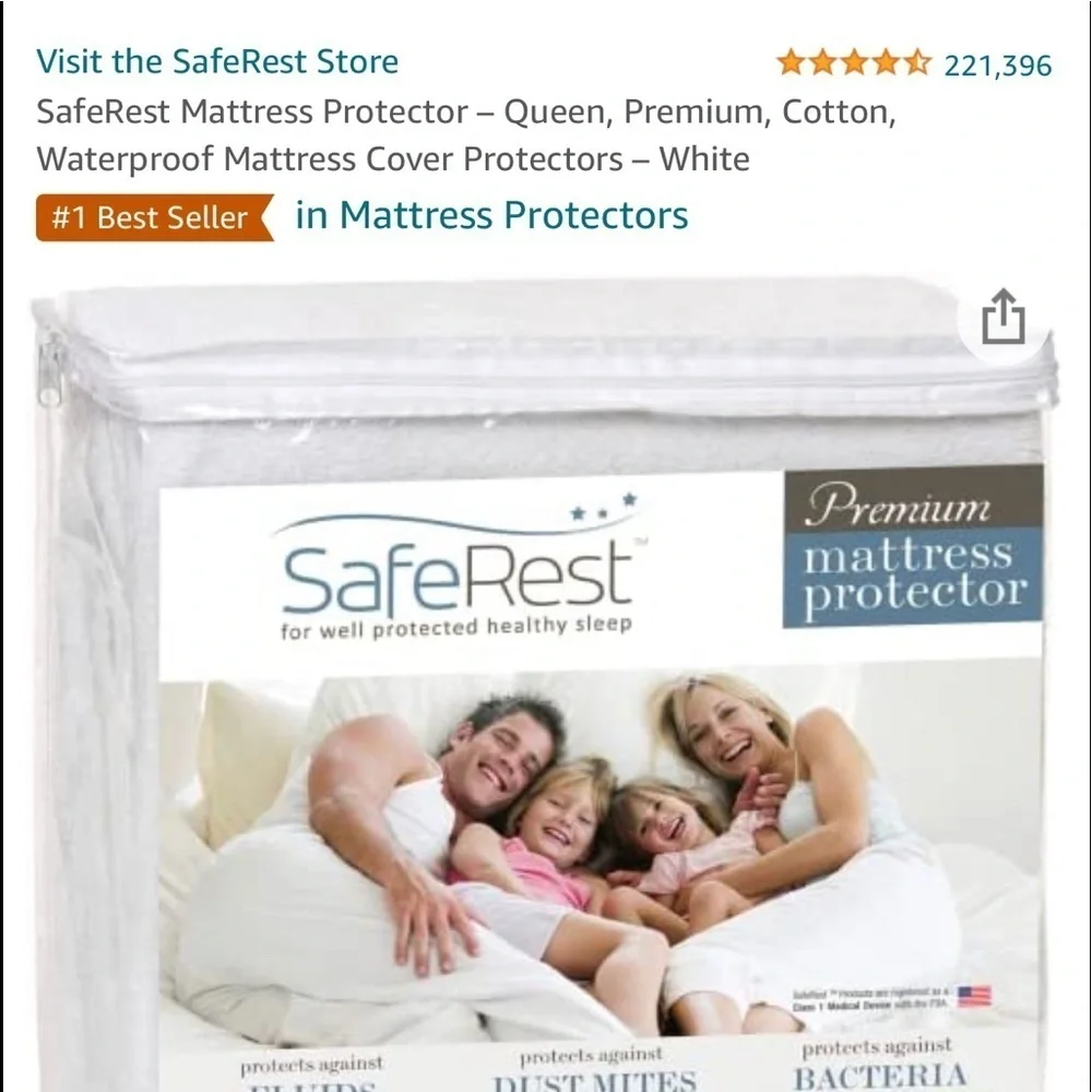SAFEREST~Premium CAL.KING Box Spring Encasement
